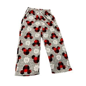 Disney Mickey Mouse Plaid Ears Lounge Pants size 6